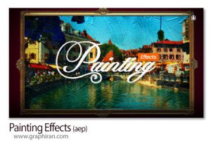 پروژه افترافکت شبیه سازی افکت نقاشی Painting Effects For After Effects پروژه افترافکت شبیه سازی افکت نقاشی Painting Effects