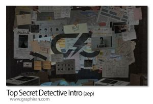پروژه افترافکت اینترو صحنه داستان کارآگاهی و پرونده جنایی Top Secret Detective Intro پروژه افترافکت اینترو صحنه داستان کارآگاهی و پرونده جنایی Top Secret Detective Intro