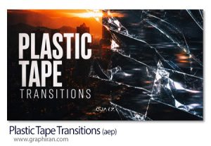 ترانزیشن های افترافکت نوار پلاستیکی Plastic Tape Transitions ترانزیشن های افترافکت نوار پلاستیکی Plastic Tape Transitions