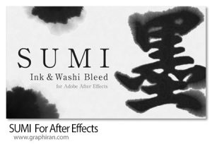 دانلود SUMI v1.8.0 Win/Mac اسکریپت افترافکت شبیه سازی پخش و نفوذ جوهر در کاغذ دانلود SUMI